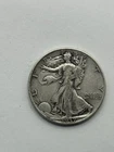 1937 Walking Liberty Half Dollar F+