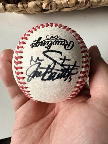 Signed baseball ball - Marcus Strooman And Jose Bautista