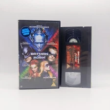 Batman & Robin VHS New and Sealed Video Tape Arnold Schwarzenegger (1997)