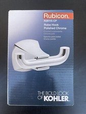 KOHLER Rubicon Single Hook Robe Hook in Polished Chrome