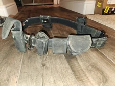 Large Dutyman Police Security Tactical Utility Belt Handcuffs Knife Bianchi XL