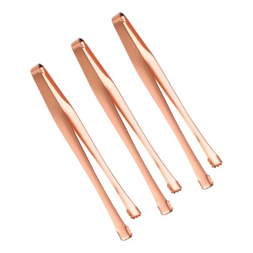 3Pcs Ice Bucket Serving Tongs Portable Cubic Sugar Tongs Ice Tongs Scoops