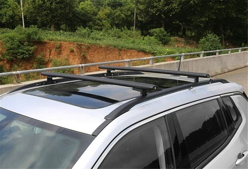 2Pcs Aluminum Roof Rail Rack Cross Bar Crossbar Fits for Jeep Compass 2011-2016 - Picture 5 of 5