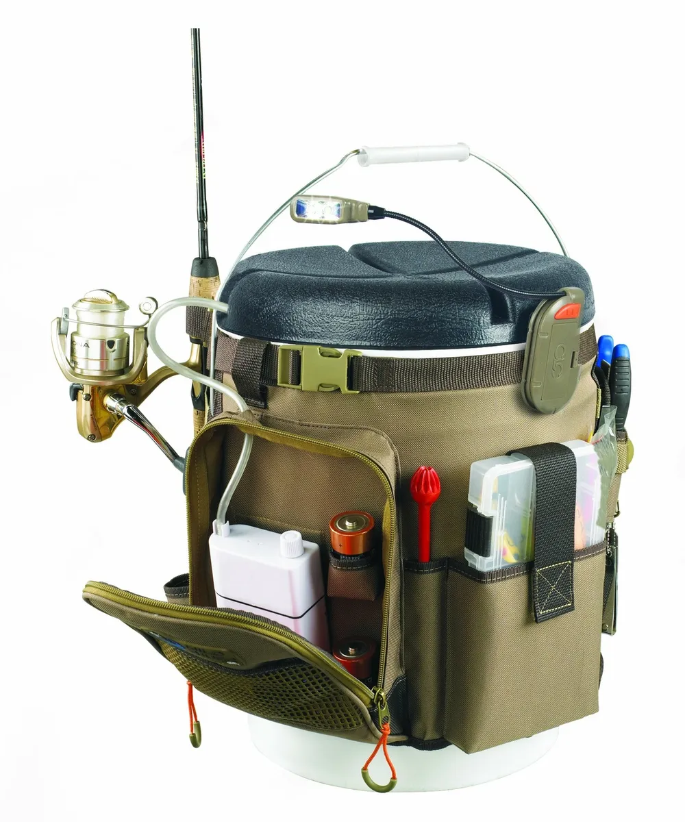 Wild River by CLC WL3506 Tackle Tek Rigger Lighted Bucket Organizer with PL