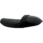 Burly Brand - B13-2000 - Cafe Solo Seat/Tail Section, Partial Cover - Black