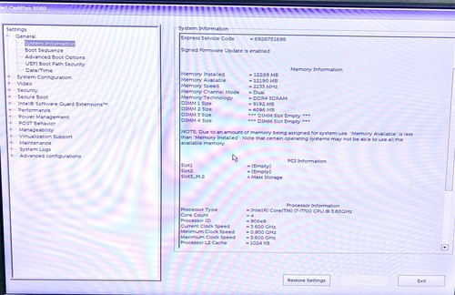 Dell OptiPlex 5050 SFF Core i7-7700 3.6GHz 12GB 256GB NVMe Windows 11 Desktop PC - Bild 9 von 10