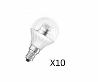 10 StüCk Osram Led Tropfenlampen 3,5W(25W) 827 250Lm E14 Klar 25000 St