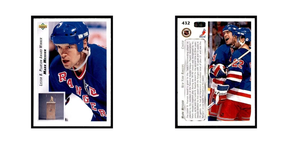 1992 Upper Deck Mark Messier Hockey Cards #432 - Image 3 of 3