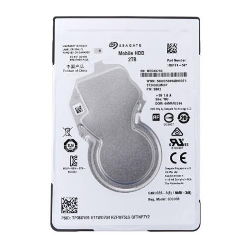 Disque dur pour ordinateur portable Seagate 2 To ST2000LM007 128 Mo SATA 6 Go/s 2,5 pouces -7 mm - Photo 2/5