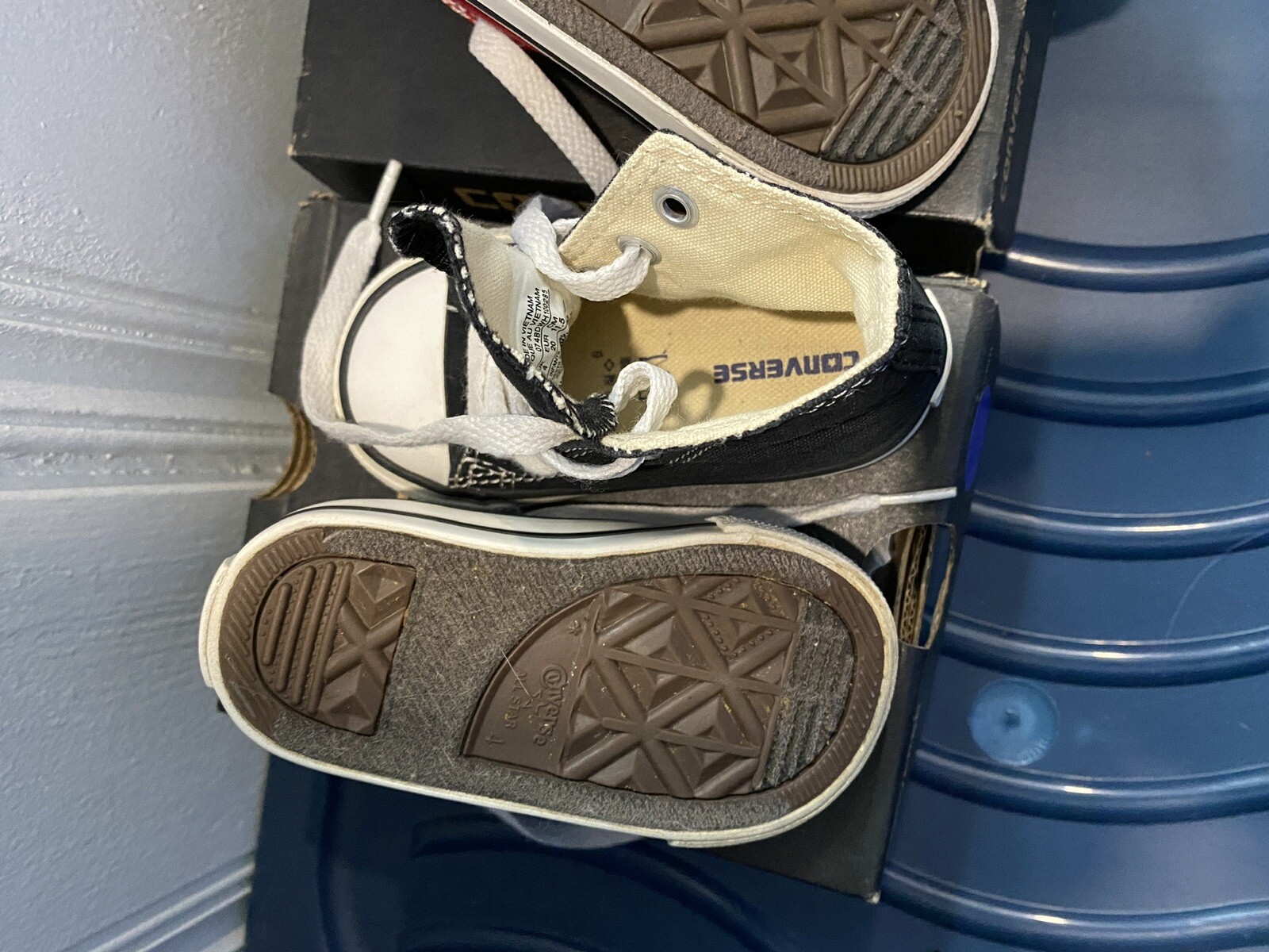 3 Pairs Converse Chuck Taylor All Star Hi Toddler Shoes Sneakers Size 4C 5C eBay