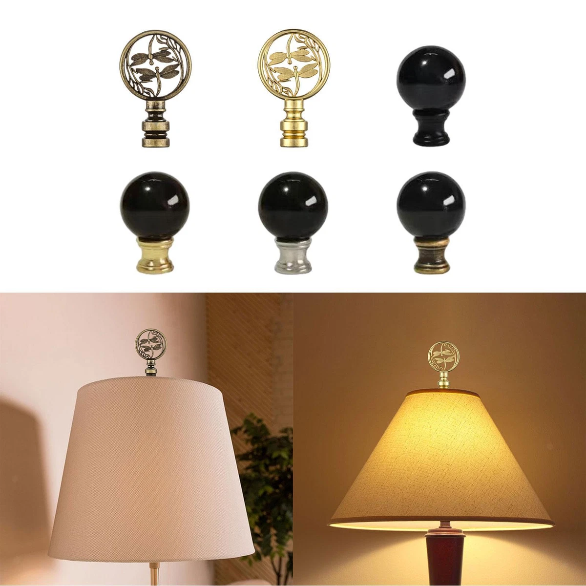 Finial on lamp online