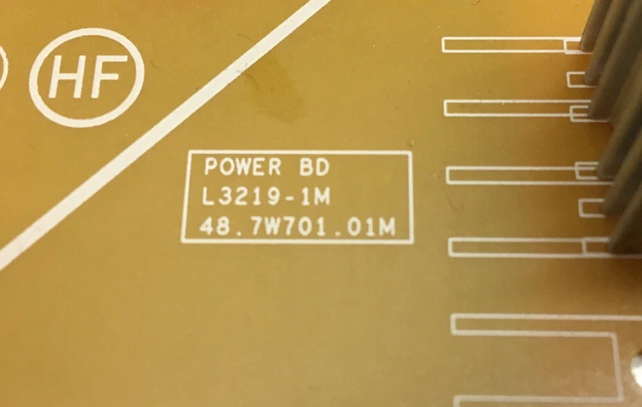 HP E190i Monitor Power Board 48.7W701.01M Main interface Board Unit 48.7S703.01M - Image 4 of 4