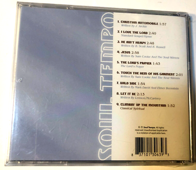 Soul Tempo The Lord's Prayer (CD New sealed black gospel | eBay