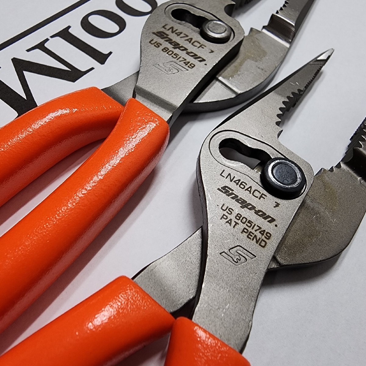 Snap-on Tools NEW 2pc ORANGE 7