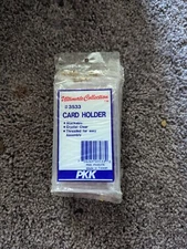 7 PKK Ultimate Collection Clear Card Holders #3533 w/ Screws NEW Free Shipping