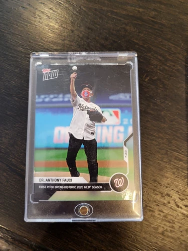 2020 Topps NOW Dr. Anthony Fauci RC MLB First Pitch Washington Nationals #2
