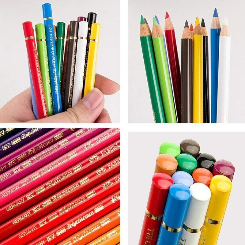 120 Цветов Faber Castell Polychromos карандаши олово набор рисунок окраски цветной - Изображение 4 из 4