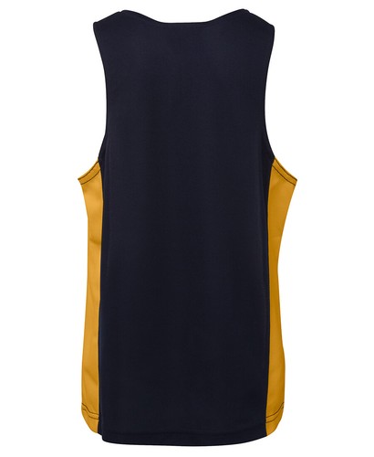 Podium Teamwear The Essential Sport Slim Fit Kids Sports Casual Singlet Quick Dr - Picture 6 of 16