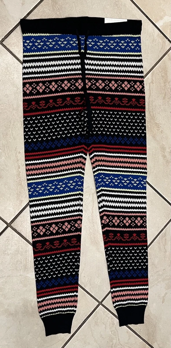 New Women’s American Eagle Multicolor Sweater Leggings Knit Pants Size  Medium