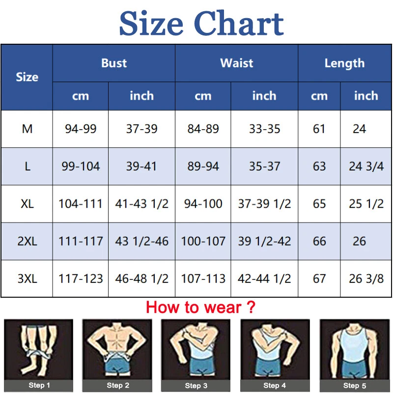 Chaleco de compresión de ginecomastia con control de abdomen para hombre Camiseta sin mangas Modelador Prendas moldeadoras Delgado Foto 2 de 4