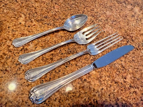 Woodwind by Reed & Barton Sterling Silver Regular Size Place Setting(s) 4pc 1986