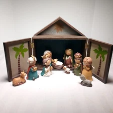 North Pole Children’s Nativity 11 Pieces Complete JCP Home