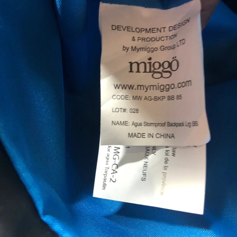 Miggo Agua Stormproof Backpack BB Camera Bag 15.4" Laptop Tablet Black - Image 4 of 4