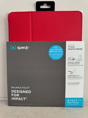 Speck Balance Folio Schutzhülle Faltbar Für Apple iPad Pro 11 2018 Rot