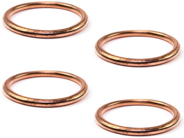 Auspuff KrüMmer Dichtung Set 4 StüCk FüR Kawasaki GPZ EN ER KE KLE KH ZZR ZRX-image