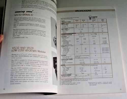Catalogue Burr Brown 1976 livre ordinateurs micro-ordinateurs données BB analogique vintage - Photo 4/6