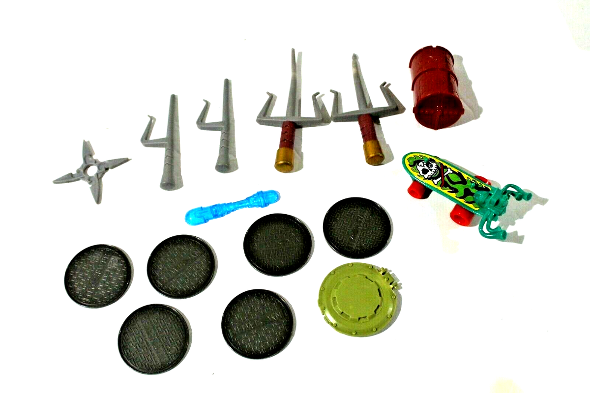 小物 I'mgoodatplayKINTORE Teenage Mutant Ninja Turtles Accessories Lot Original Vintage