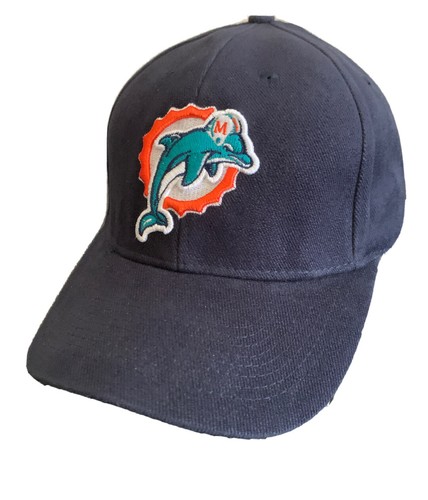 NFL Miami Dolphins Adjustable Cap Hat Navy Blue - 第 1/3 張圖片