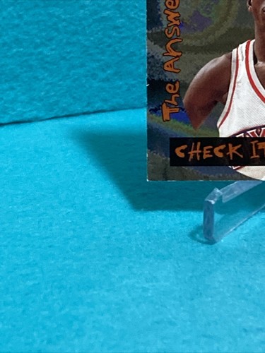 💎1997 Allen Iverson HOF Skybox Reebok Chase Embossed Foil NEAR MINT CONDITION🏀 - Picture 12 of 14
