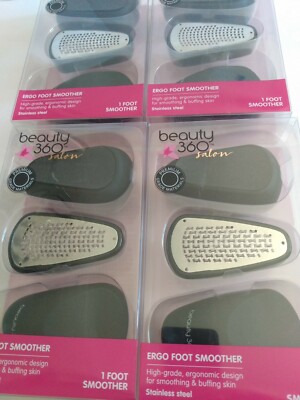 Lot of 6 Ergo Foot Smoother Smoothing  Buffing Skin by Beauty 360