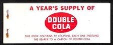 Double Cola 52pp Free Year's Supply Carton Coupon Booklet VGC Scarce