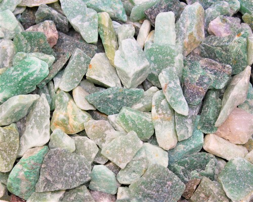 Green Aventurine Rough Natural Chips, 0.5 - 1.25": Choose Ounces or lb Loose - Bild 7 von 10