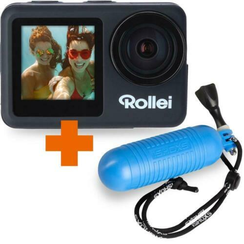 Vhbw Chargeur Compatible Avec Rollei DB60 Caméra Caméscope Action-cam + Câble De Voiture + Témoin De Charge 4,2 V
