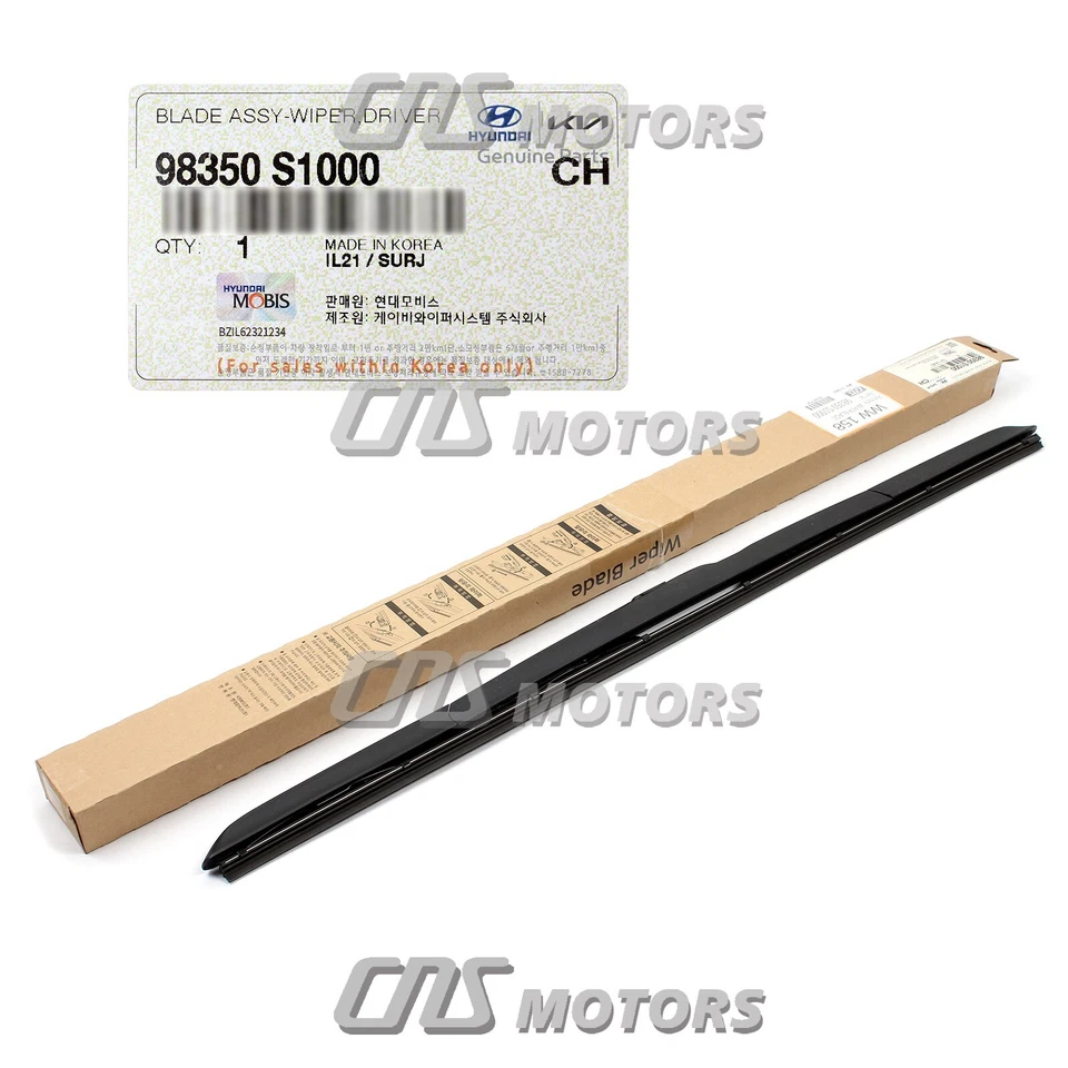 ⭐GENUINE⭐ Windshield Wiper Blades LEFT RIGHT for 2016-2024 Nexo Santa Fe Tucson Foto 3 de 4