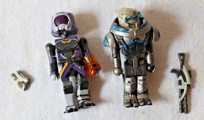 Mass Effect Minimates GameStop Exclusive Figs TALI Tali'Zorah & Garrus Complete