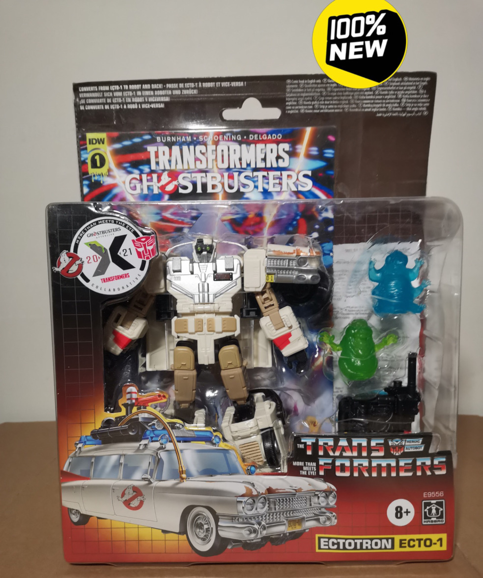 New Transformers Ghostbusters Ectotron Ecto-1 action figure in stock 2024