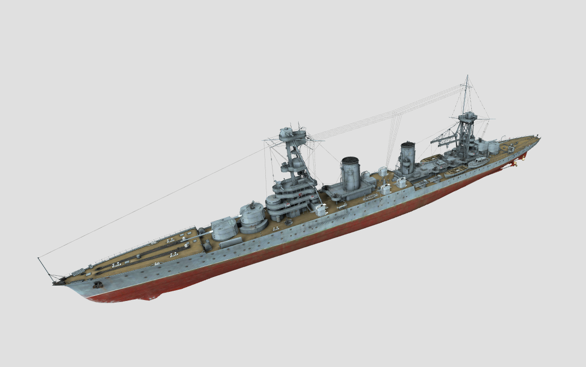 3D Printed kit 1/700 Soviet Krasny Kavkaz Cruiser 1944 (waterline