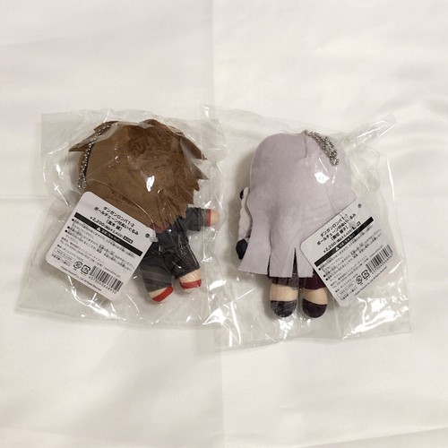 Set Danganronpa 1 e 2 palline di peluche catena mascotte Makoto Naegi & Kyoko Kirigiri - Foto 6 di 6