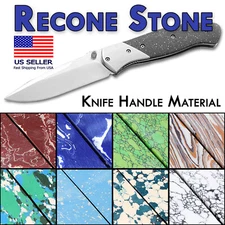 Knife Handle Material - Recone Stone Handle Scales - Reconstituted Stone Handles
