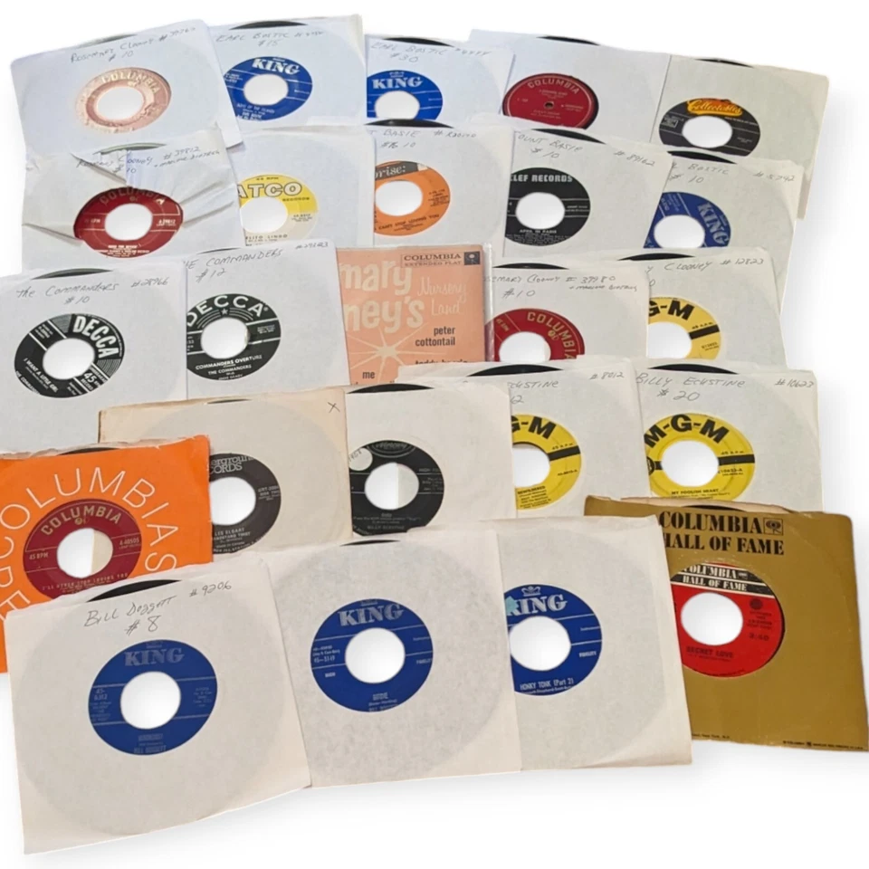 Lot 60+ 40s Big band Jazz 45s Bill Doggett Count Basie Dinah Shore Rosemary - Image 3 of 4