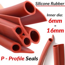 Silicone Rubber P Profile Oven Cooker Door Seals Gaskets Seal Tape Strip Replace
