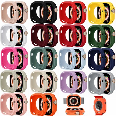 For Apple Watch Series 10 9 8 7 6 Shockproof Bumper Case 42/44/45/46/49mm Cover