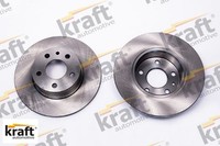 2X Bremsscheibe Kraft 6053010 2 Bremsscheiben Hinterachse Hinten