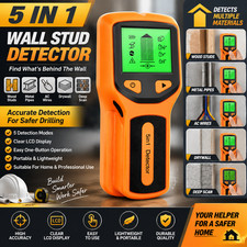 5 in 1 Electric Detector Wall Wood Metal Sensor Wire Stud Finder Cable Scanner