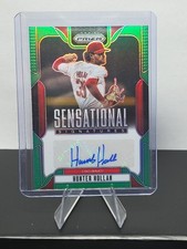 2025 Prizm  Hunter Hollan #SS-HH Green Sensational Signatures Autograph Reds