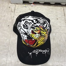 Ed Hardy Embroidered Tattoo Tiger Head Black ...